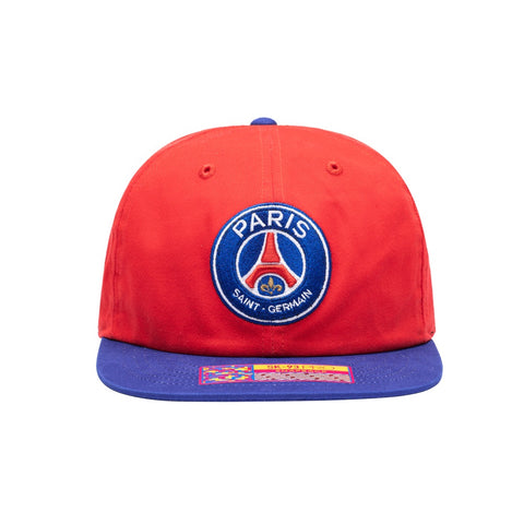 Paris Saint Germain - Swingman Flat Peak Snapback Hat (Fan Ink)