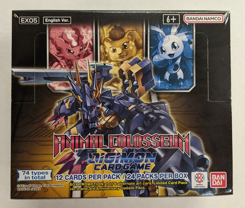 Digimon Card Game: Animal Colosseum Booster Box [EX05]