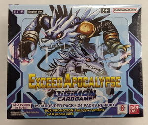 Digimon Card Game: Exceed Apocalypse BT15 Booster Box A & C Games Digimon Card Game: Exceed Apocalypse BT15 Booster Box A & C Games