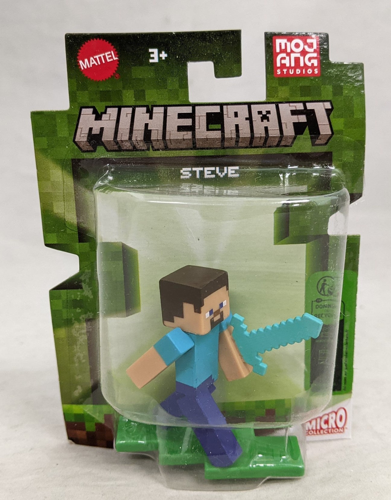 Minecraft Micro Collection 2" Figure - Steve [Mojang studios]