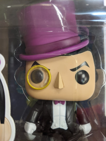 Funko POP! Heroes: Batman Classic TV Series - The Penguin #184 Vinyl Figure (Pre-owned, Monocle Glued back on)