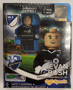 OYO Mini Figure MLS - Impact Montreal FC - Evan Bush (Goalkeeper, Black Jersey)