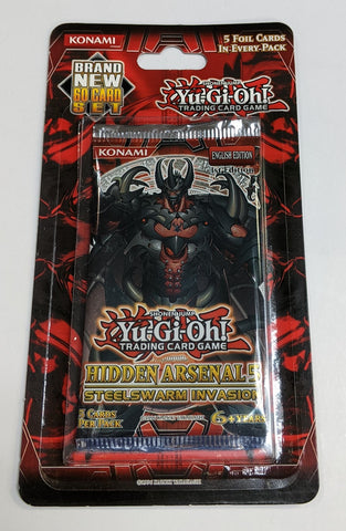 Yu-Gi-Oh! Hidden Arsenal 5 Steelswarm Invasion Blister Pack 1st Edition