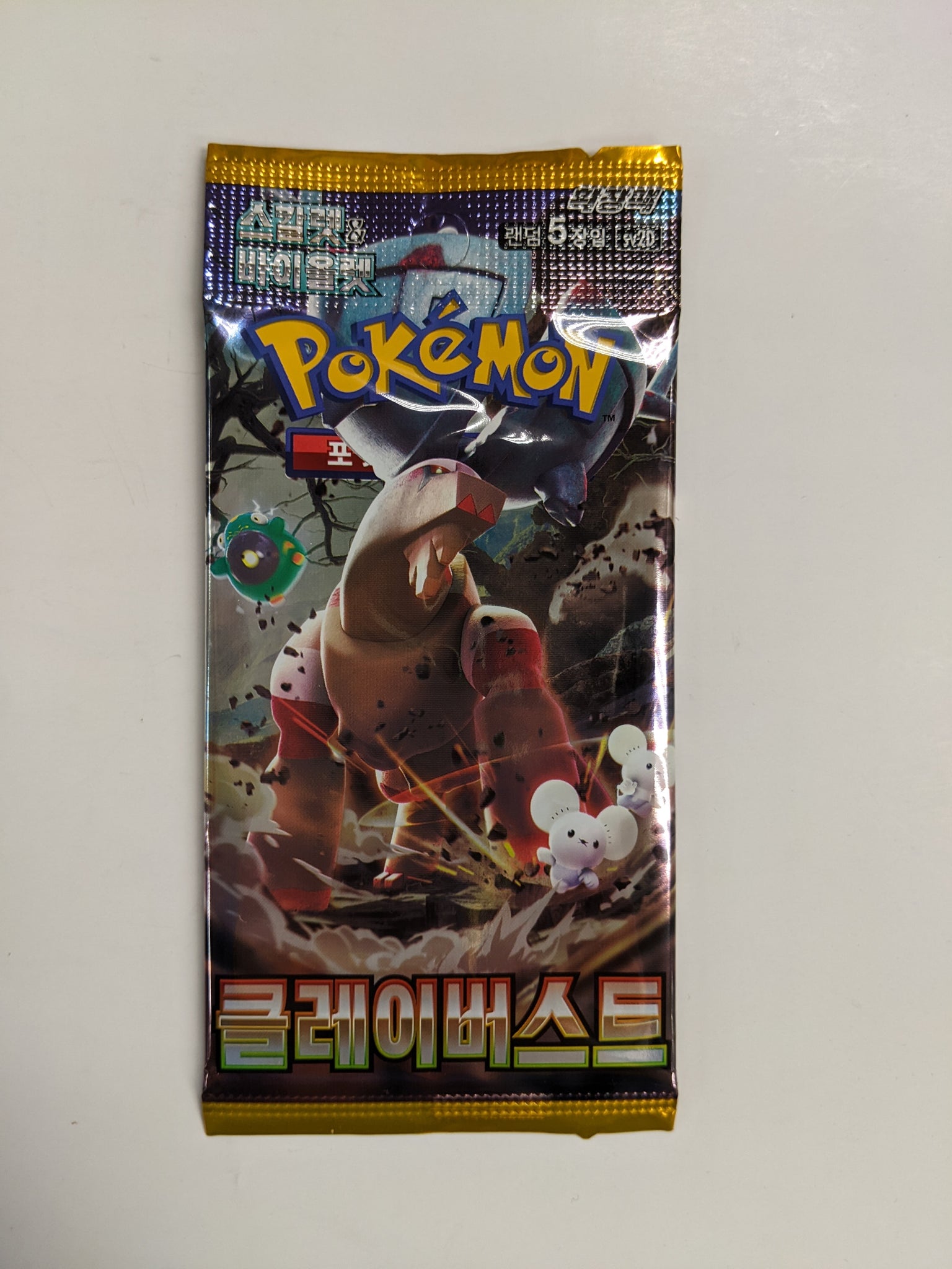 korean clay burst booster box Korean) Pokemon Scarlet & Violet: Clay Burst SV2D Booster Pack – A & C Games