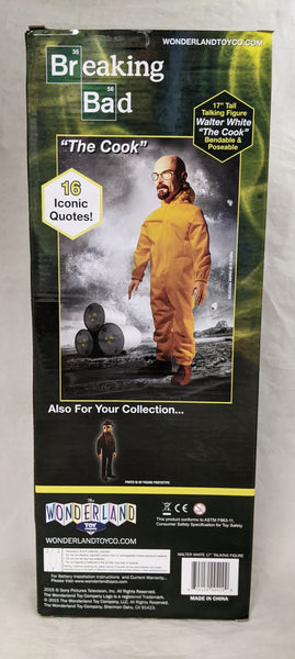 Breaking Bad 17" Talking Action Figure - Walter White (The Cook) [Wonderland Toys]