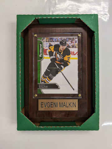 NHL Plaque with card 4x6 Pittsburgh Penguins - Evgeni Malkin (Randomly Selected, May Not Be Pictured)