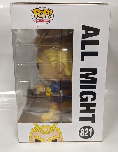 Funko POP! Animation: My Hero Academia - All Might #821 10" Vinyl Figure (Pre-owned, Wear to item)
