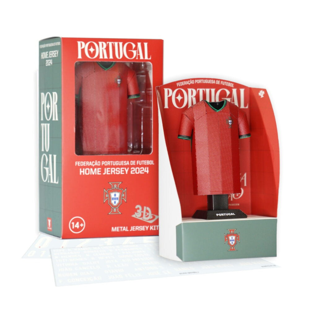 Portugal - Alloy Collectors Mini Metal Home Jersey Display Box