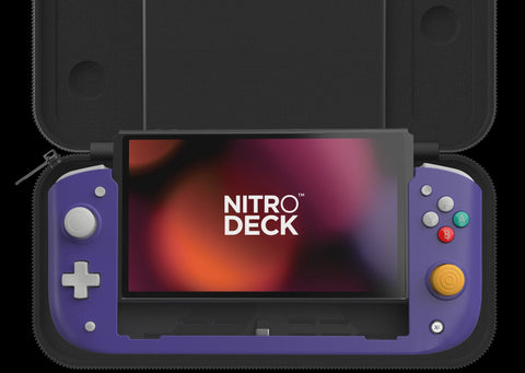 CRKD Nitro Deck [Retro Purple Limited Edition] with Carry Case - Switch