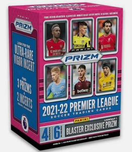 2021-22 Panini Prizm Premier League Soccer 6-Pack Blaster Box (4 Cards Per Pack)