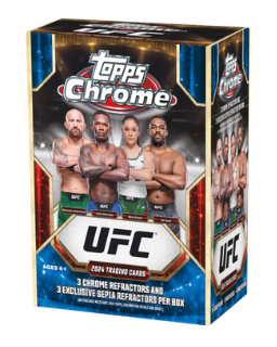 2024 Topps Chrome UFC Blaster Box (6 Packs Per Box)