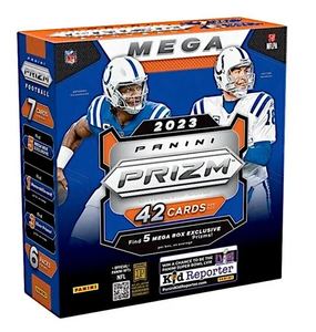 2023 Panini Prizm NFL Football Mega Box (6 Packs Per Box) (Box Damage)