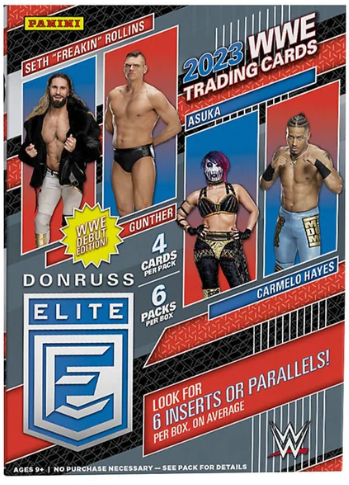 2023 Panini Donruss Elite WWE Blaster Box (6 Packs Per Box)