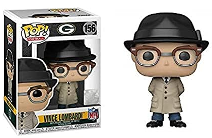 Funko POP! Football: Green Bay Packers - Vince Lombardi #156 Vinyl Figure