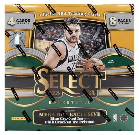 2023-24 Panini Select NBA Mega Box (8 Packs Per Box) (Box Damage)
