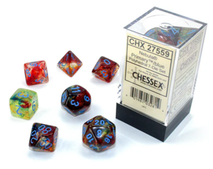 Chessex - Nebula Polyhedral 7-Die Dice Set - Primary/White