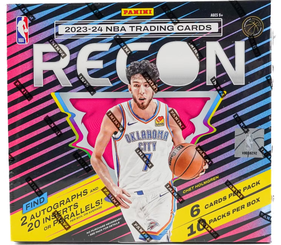 2023-24 Panini Recon NBA Basketball Hobby Box (10 Packs Per Box)