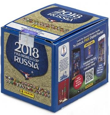2018 Fifa World Cup Russia Panini Soccer Sticker Box