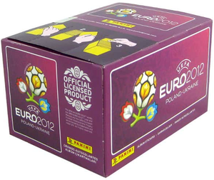 2012 Euro Poland-Ukraine Panini Soccer Sticker Box (100 Packs)