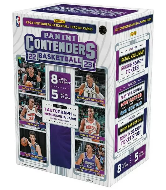 2022-23 Panini Contenders Basketball Blaster Box (5 Packs Per Box)