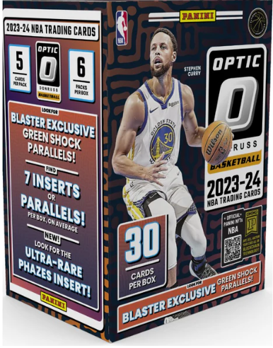 2023-24 Panini Donruss Optic Basketball Hobby Blaster Box (6 Packs Per Box)