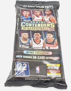 2019-20 Panini Contenders Basketball Cello Fat Pack - 22 Card Value Pack