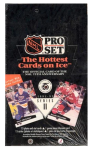 1991-92 Pro Set Series 2 NHL Hockey Wax Hobby Box (FRENCH VERSION/VERSION FRANCAIS) (36 Packs)