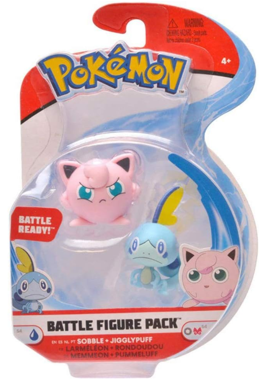 Pokemon Battle Figure Pack Battle Ready! - Sobble / Jigglypuff