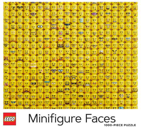 LEGO® Minifigure Faces Jigsaw Puzzle (1000 Piece)