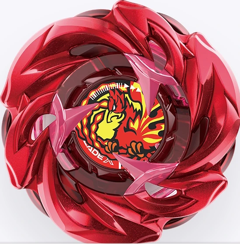 Beyblade X - Phoenix Rudder - (UX-07 Metal Coat: Red) (TOP ONLY)