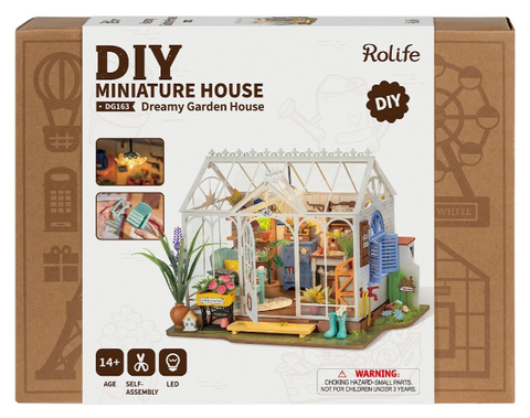 Robotime Rolife 3D Puzzles DG163 Dreamy Garden House DIY Miniature House