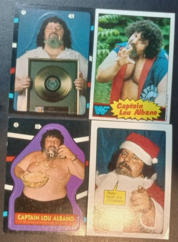 Captain Lou Albano Trading Card (1x Randomly Picked Card, May Not Be Pictured)