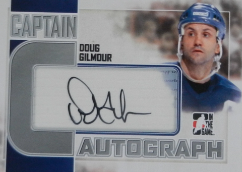 Doug Gilmour - Auto Autographed Authentic Signed Signature Card (Randomly Selected, May Not Be Pictured)