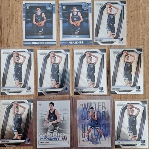2024-25 Zach Edey Basketball Rookie Card (1x Randomly Selected RC, May Not Be In Photo)