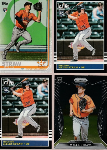 2019 Myles Straw RC Rookie Card (1x Randomly Selected, May Not Be Pictured)