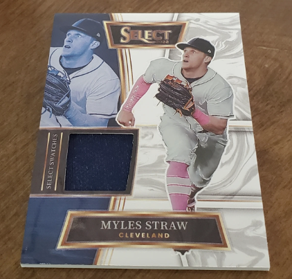 Myles Straw - Game-Used Worn Swatch Relic Jersey Memorabilia Card - Sports Card Single (Randomly Selected, Will Not Be Pictured)
