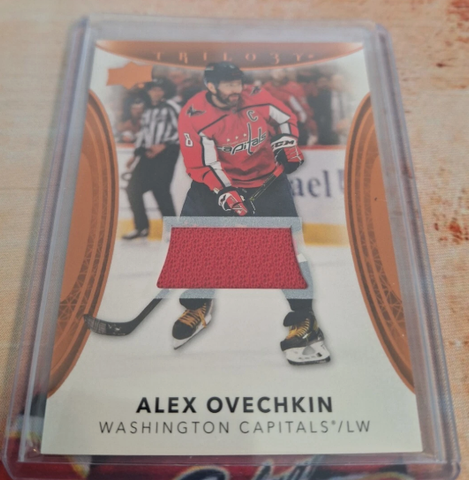 Alexander Ovechkin - Washington Capitals  - Game-Used Worn Swatch Relic Jersey Memorabilia Card - NHL Hockey - Sports Card Single (Randomly Selected, May Be Different Card then Pictured)