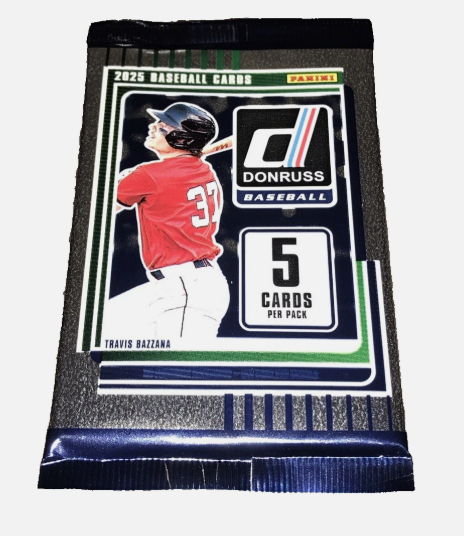 2025 Panini Donruss Baseball Card Pack (5 Cards Per Pack)