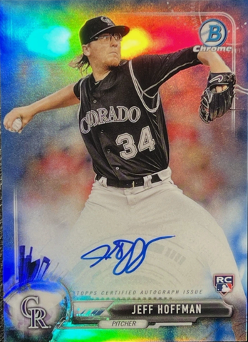 Jeff Hoffman - Autographed Memorabilia Signed Card Auto - Sports Card Single (Randomly Selected, May Not Be Pictured)