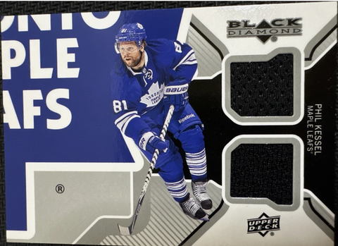 Phil Kessel - Toronto Maple Leafs - Game-Used Worn Swatch Relic Jersey Memorabilia Card - NHL Hockey - Sports Card Single (Randomly Selected, May Be Different Card then Pictured)