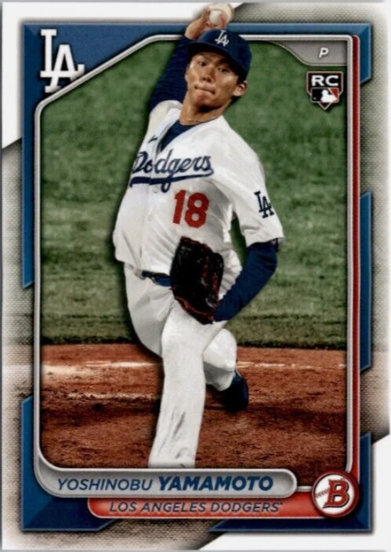 2024 Bowman Yoshinobu Yamamoto #36 - Los Angeles Dodgers RC (Rookie Card)