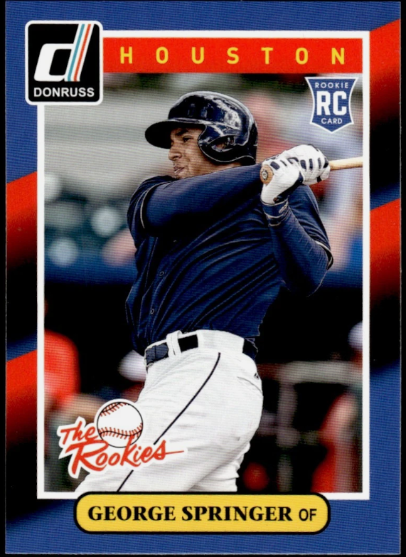 2014 Donruss The Rookies George Springer Houston Astros #32 RC (Rookie Card)