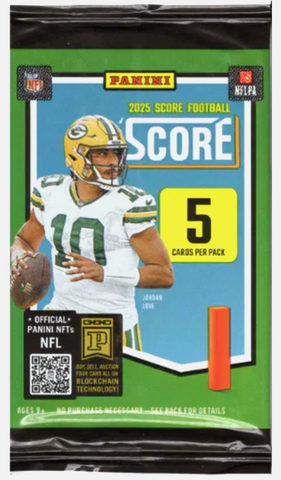 2025 Panini Score NFL Football Trading Card Gravity Feed Retail Pack