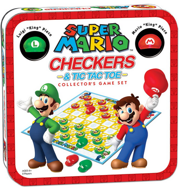 Super Mario Checkers & Tic Tac Toe
