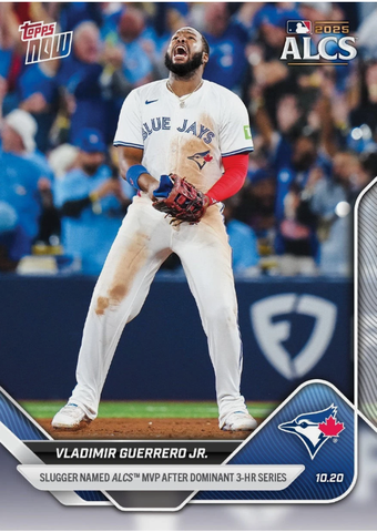 Vladimir Guerrero Jr 2025 Topps NOW #891 Slugger Named ALCS MVP!