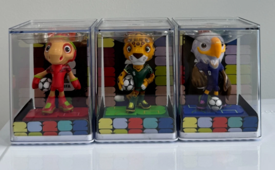 FIFA World Cup 2026™ Official Mascot Figurine with Standard Base and Ball 9cm Blind Box (1 Random Blind Box)