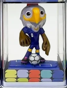 FIFA World Cup 2026™ Official Mascot Figurine with Standard Base 9cm Single Figure (Pick and Choose - Clutch (Eagle), Maple (Moose), or Zayu (Jaguar))