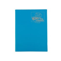 Monster Protectors: 9 Pocket Binder Portfolio - Matte Blue