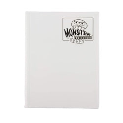 Monster Protector: 9 Pocket Binder - Matte White With White Pages