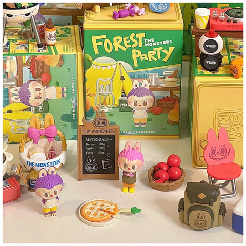 Pop Mart The Monsters Forest Party Series Labubu Figure Blind Box (1 Random Blind Box)